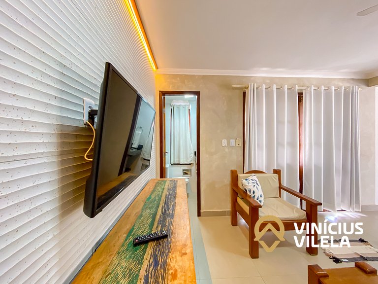 Casa diferenciada e reformada, com 3 suítes (todas com ar co