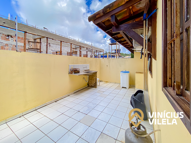 Casa com 3 suítes (todas com ar condicionado), internet 300M