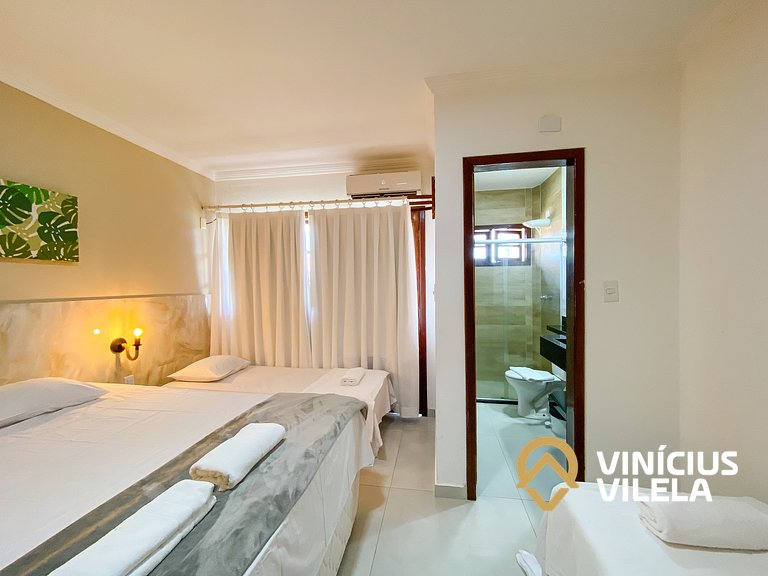 Casa toda reformada com 3 suítes (todas com ar condicionado)