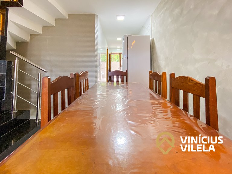 Casa toda reformada com 3 suítes (todas com ar condicionado)