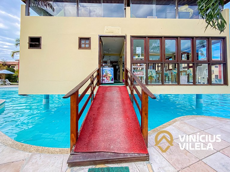 Casa com 3 Suites (todas com ar condicionado), internet priv