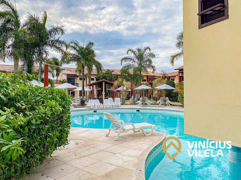 Casa com 3 Suites (todas com ar condicionado), internet priv