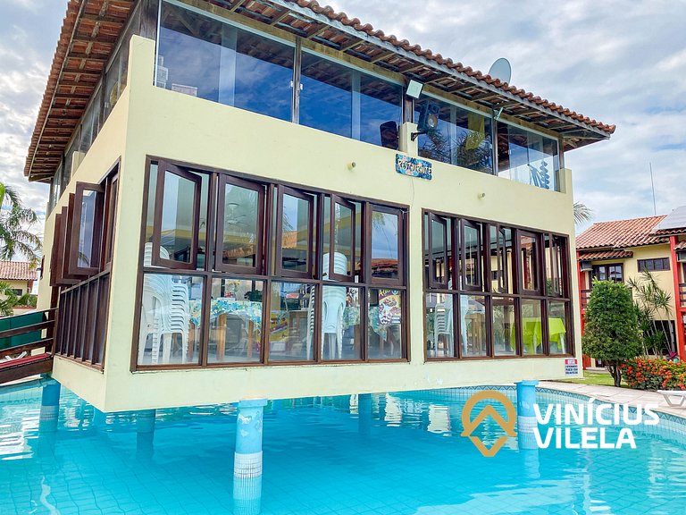 Casa 2 suítes condomínio frente praia C.Vermelha