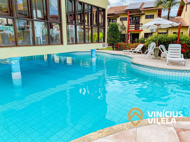 Casa com 3 Suites (todas com ar condicionado), internet priv