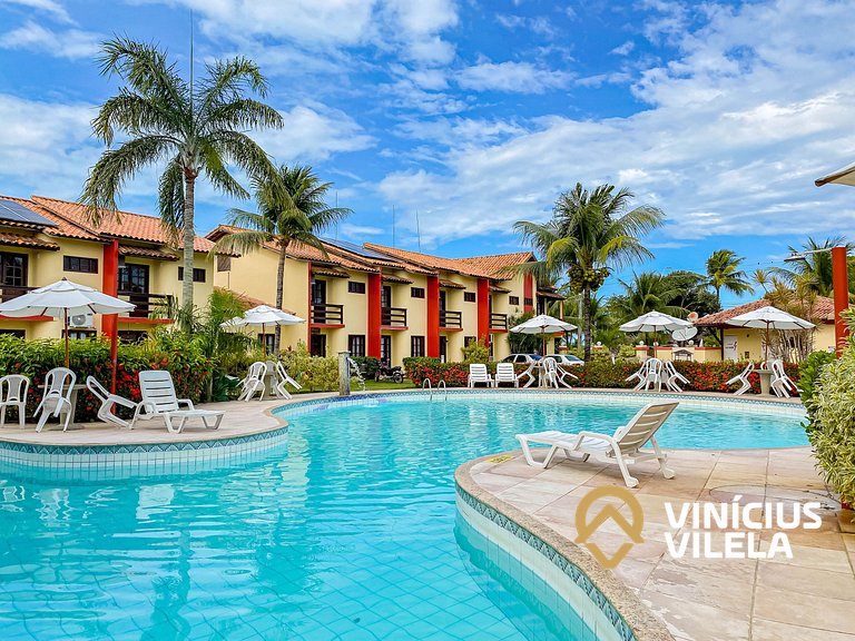 Casa com 3 Suites (todas com ar condicionado), internet priv