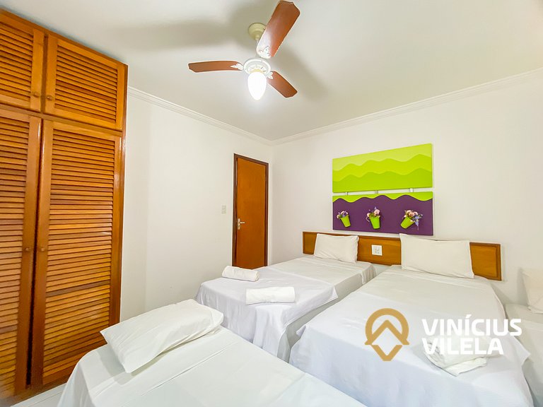 Casa com 3 Suites (todas com ar condicionado), internet priv