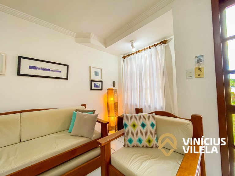 Casa 2 suítes condomínio frente praia C.Vermelha