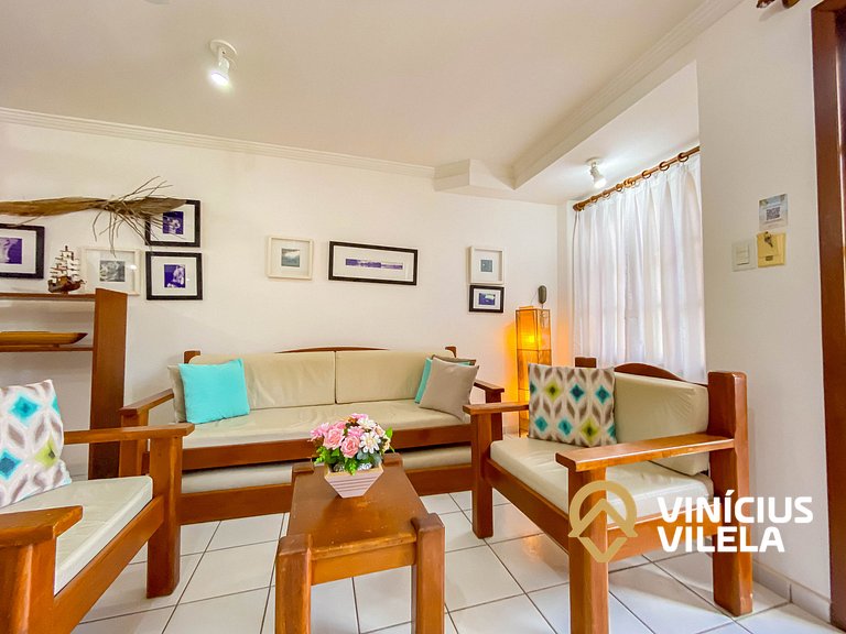 Casa 2 suítes condomínio frente praia C.Vermelha