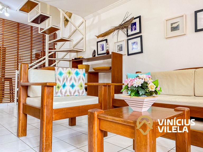 Casa 2 suítes condomínio frente praia C.Vermelha