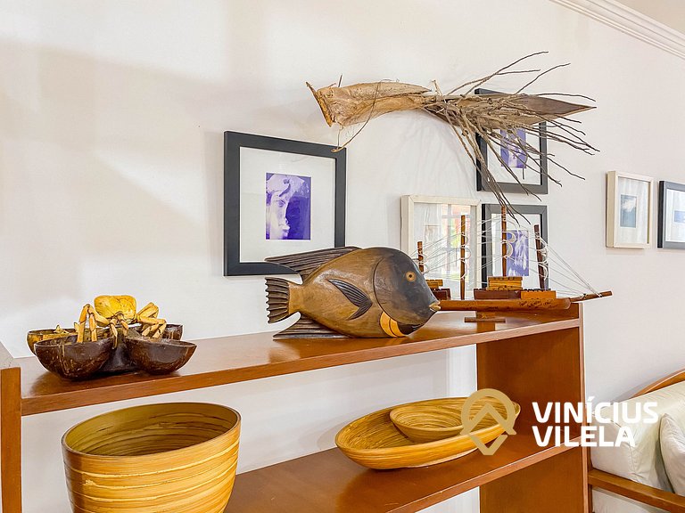 Casa 2 suítes condomínio frente praia C.Vermelha