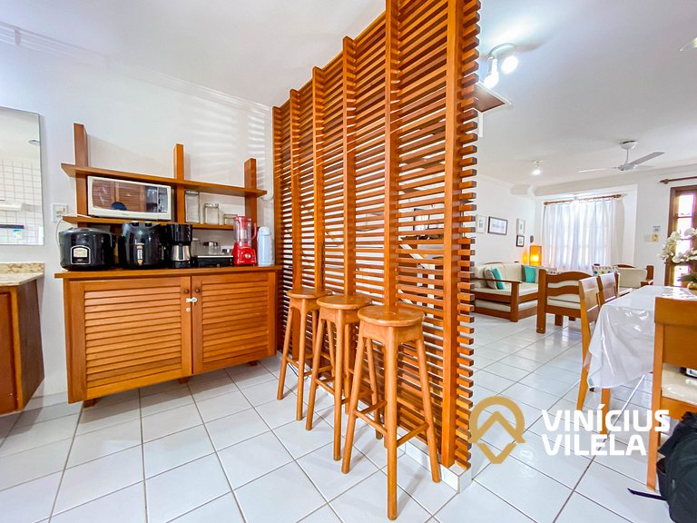 Casa 2 suítes condomínio frente praia C.Vermelha