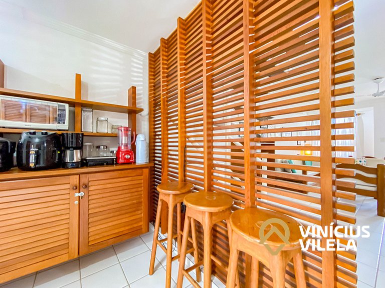 Casa 2 suítes condomínio frente praia C.Vermelha