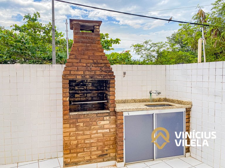 Casa 2 suítes condomínio frente praia C.Vermelha