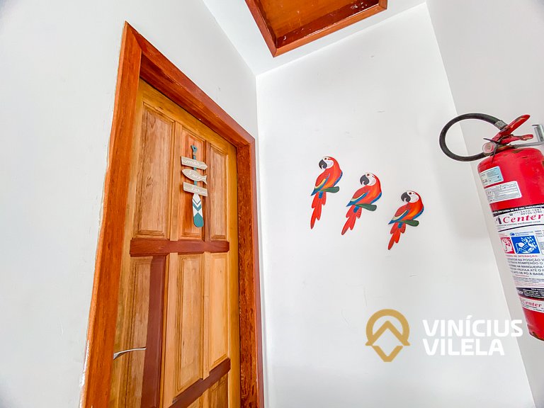 Apto 2(Q), próx a praia de Taperapuã.