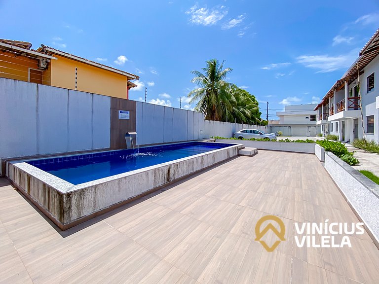 Apto 2(Q), próx a praia de Taperapuã.