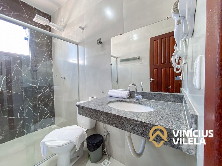 Apto 2(Q), próx a praia de Taperapuã.