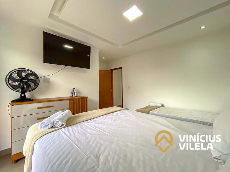 Casa Individual com 2 suítes, cozinha completa, Internet pri