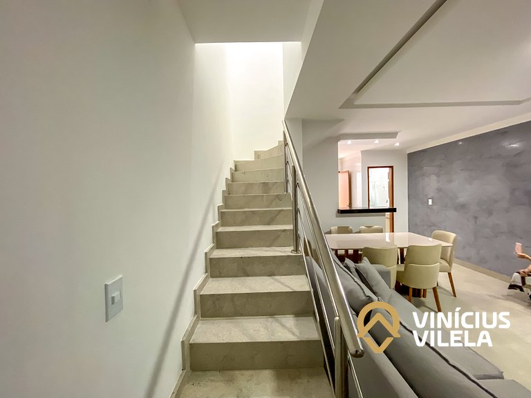 Casa Individual com 2 suítes, cozinha completa, Internet pri