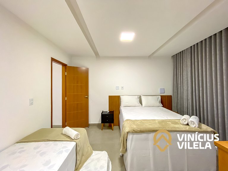 Casa Individual com 2 suítes, cozinha completa, Internet pri