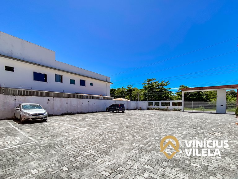 Apê pavimento superior com 3 quartos com ar condicionado, va