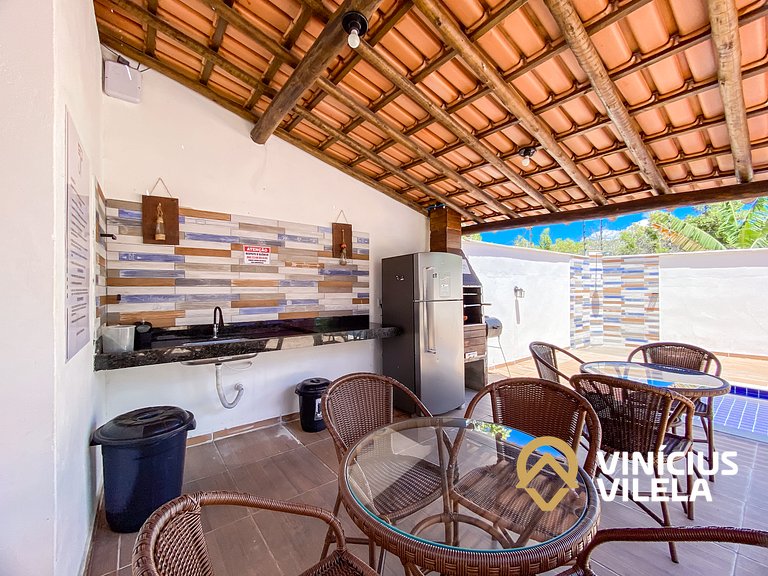 Apto 3 quartos sendo 1 suíte, mobilia de excelente padrão ac