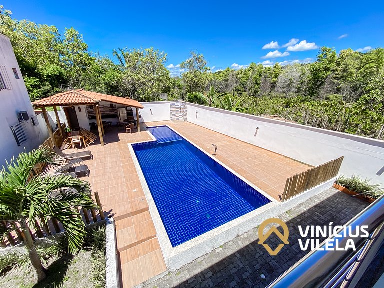 Apto 3 quartos sendo 1 suíte, mobilia de excelente padrão ac