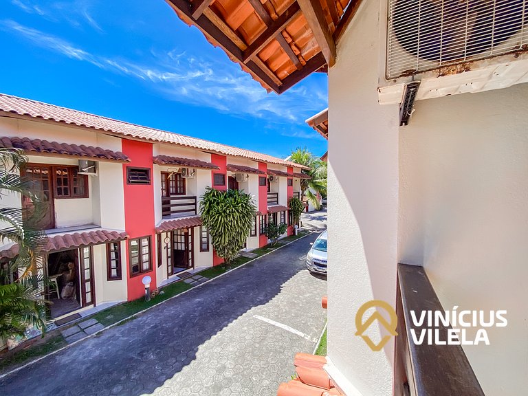 Casa com 2 suítes (todas com ar), churrasqueira e internet p