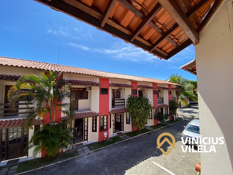 Casa com 2 suítes (todas com ar), churrasqueira e internet p