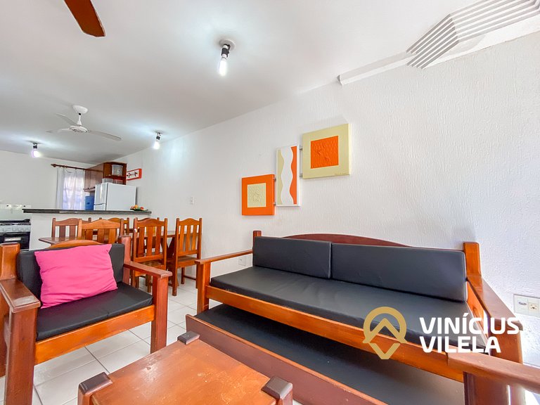 Casa com 2 suítes (todas com ar), churrasqueira e internet p