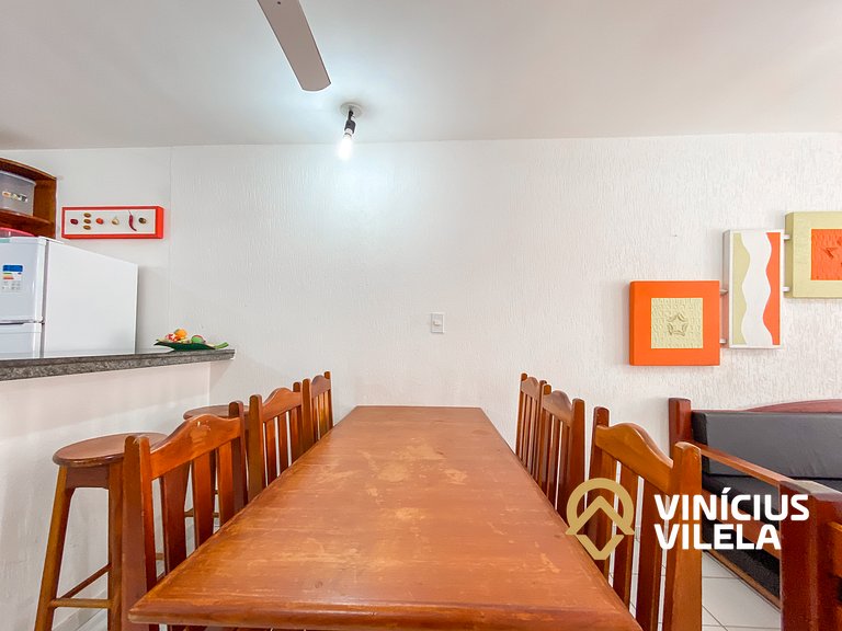 Casa com 2 suítes (todas com ar), churrasqueira e internet p