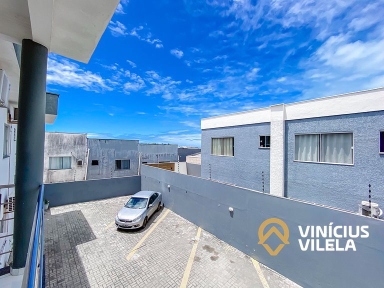 Apto no pavimento superior com 2 quartos (ambos com ar)com v