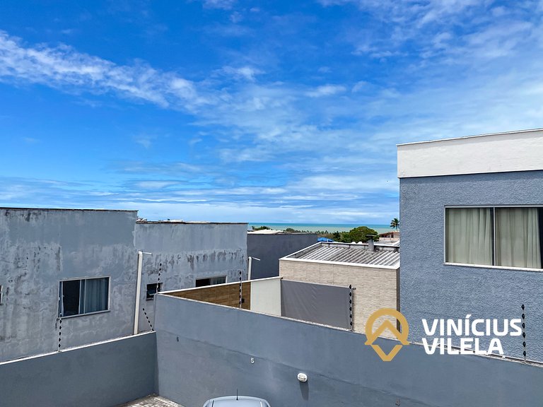 Apto no pavimento superior com 2 quartos (ambos com ar)com v