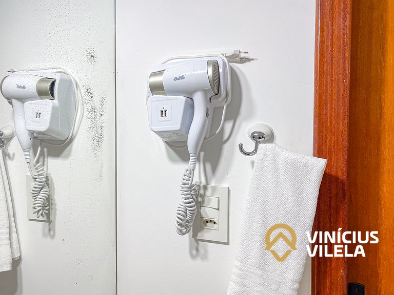 Casa com 3 suítes todas com ar condicionado, Sala climatizad