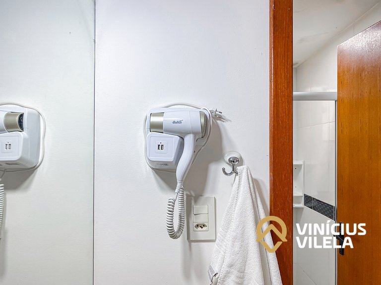 Casa com 3 suítes todas com ar condicionado, Sala climatizad