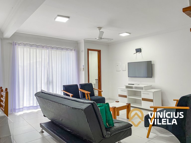 Casa com 3 suítes todas com ar condicionado, Sala climatizad