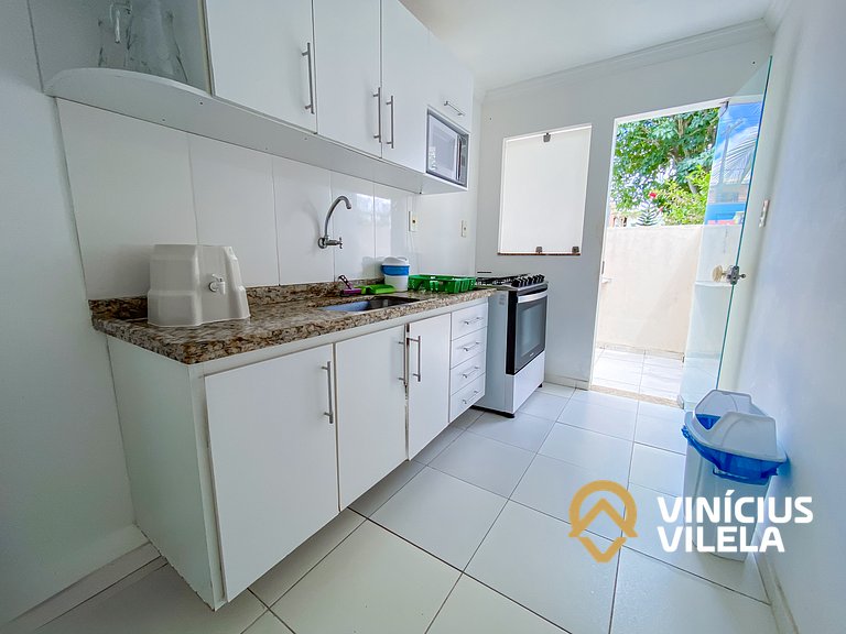 Casa com 3 suítes todas com ar condicionado, churrasqueira p