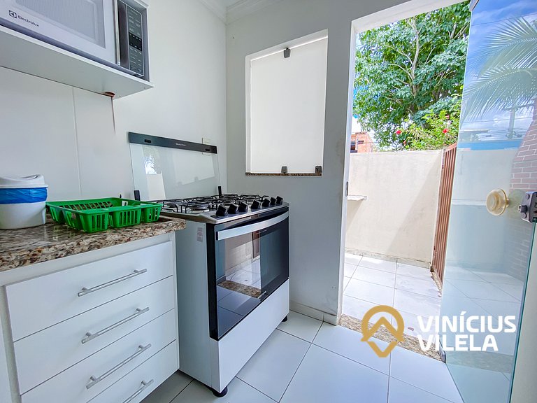 Casa com 3 suítes todas com ar condicionado, Sala climatizad