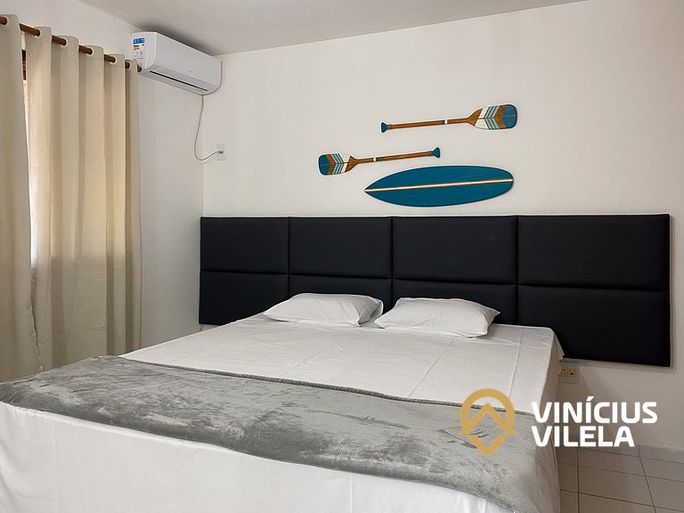 Casa com 3 suítes ambas com ar condicionado e TV, gourmet pr