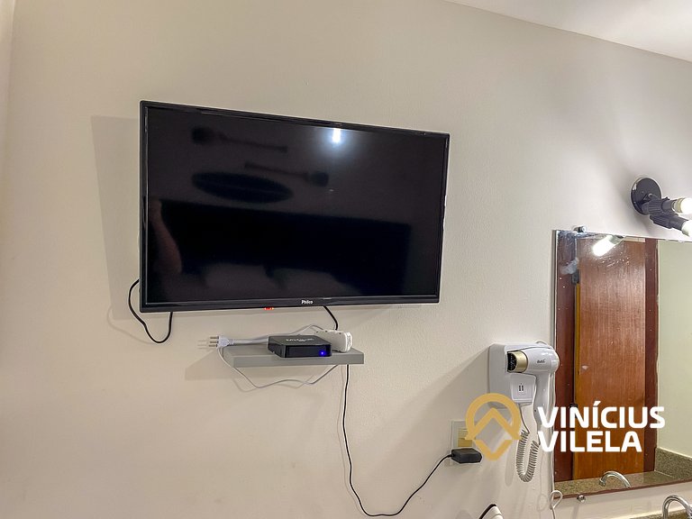 Casa com 3 suítes ambas com ar condicionado e TV, gourmet pr