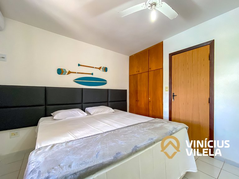 Casa com 3 suítes ambas com ar condicionado e TV, gourmet pr