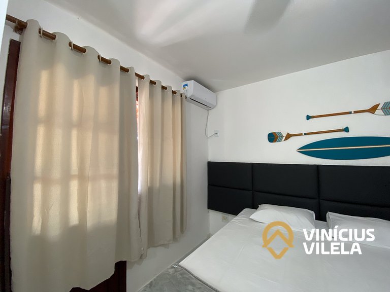 Casa com 3 suítes ambas com ar condicionado e TV, gourmet pr