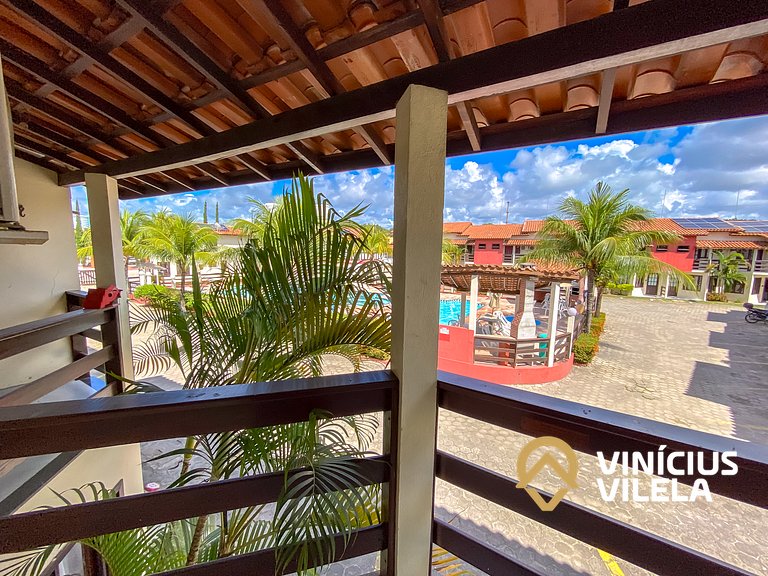 Casa com 3 suítes ambas com ar condicionado e TV, gourmet pr