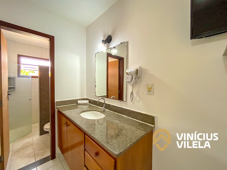 Casa com 3 suítes ambas com ar condicionado e TV, gourmet pr