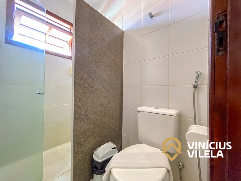 Casa com 3 suítes ambas com ar condicionado e TV, gourmet pr