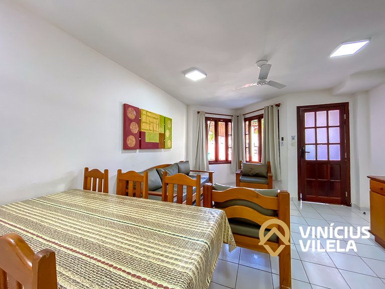 Casa com 3 suítes ambas com ar condicionado e TV, gourmet pr