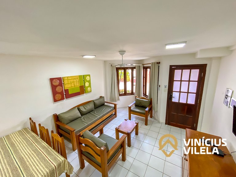 Casa com 3 suítes ambas com ar condicionado e TV, gourmet pr