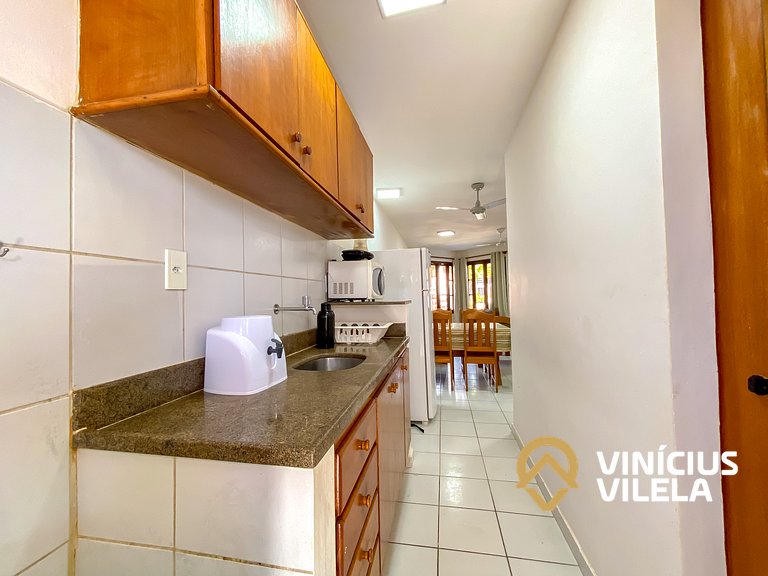 Casa com 3 suítes ambas com ar condicionado e TV, gourmet pr
