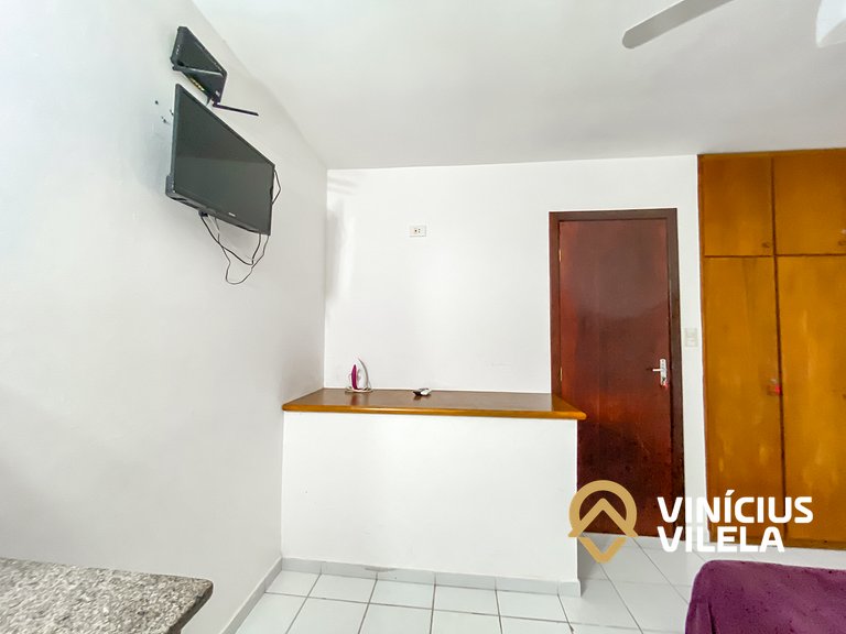 Casa com 2 suítes ambas com ar condicionado e TV, e internet