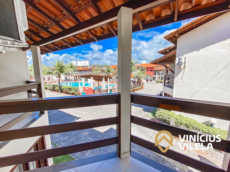 Casa com 2 suítes ambas com ar condicionado e TV, e internet