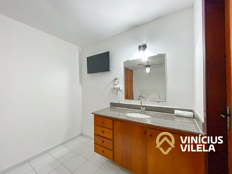 Casa com 2 suítes ambas com ar condicionado e TV, churraquei